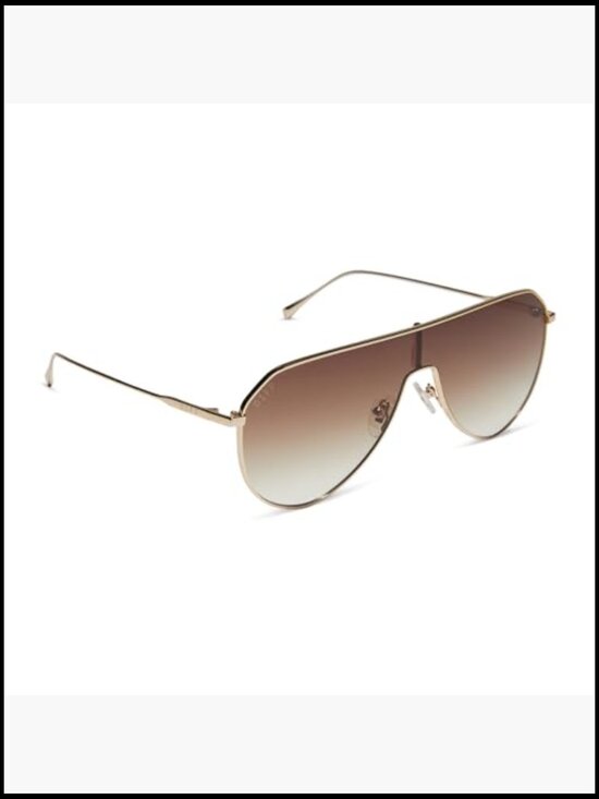 Shield Aviator Sunglasses UV400 Scratch Resistant Oversized Stainless Steel main image 4